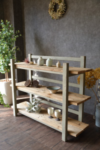 シャビーシック 古材の棚