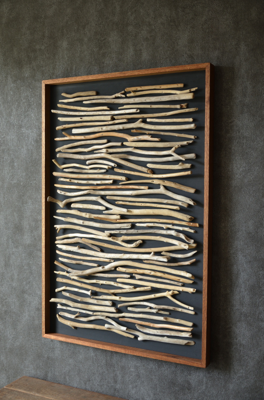 流木小枝ウォールアート