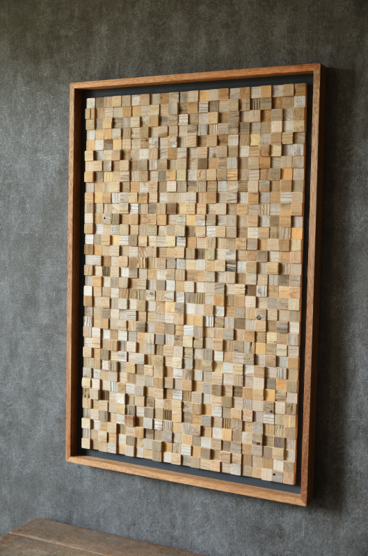 流木モザイクウォールアート