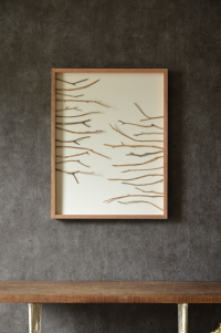 流木小枝ウォールアート