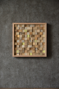 流木モザイクウォールアート