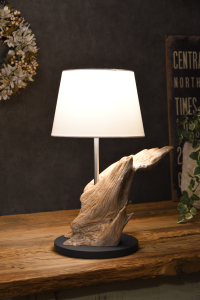 流木オブジェランプ