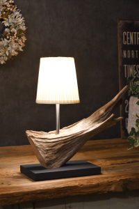 流木オブジェランプ