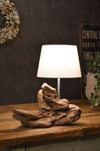 流木オブジェランプ