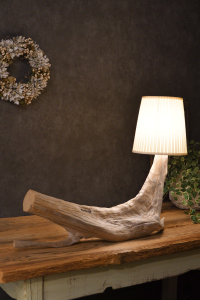 流木オブジェランプ